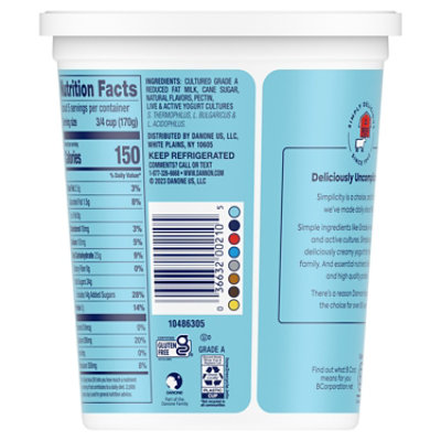 Dannon Low Fat Vanilla Yogurt - 32 Oz - Image 2