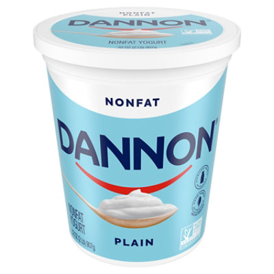 Dannon Nonfat  Plain Yogurt - 32 Oz - Image 1