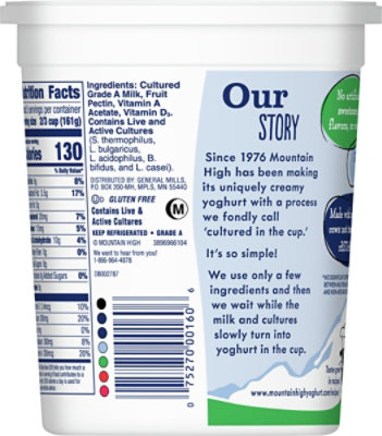 Mountain High Yogurt Plain - 32 Oz - Image 6