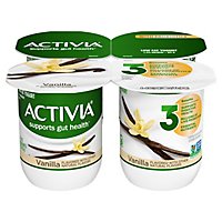 Activia Low Fat Probiotic Vanilla Yogurt - 4-4 Oz - Image 1