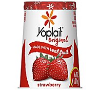 Yoplait Original Yogurt Low Fat Strawberry - 6 Oz