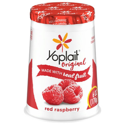 Yoplait Original Yogurt Low Fat Red Raspberry - 6 Oz - Image 3