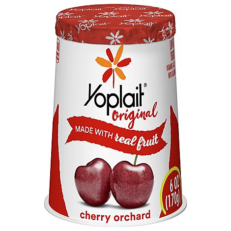 Yoplait Original Yogurt Low Fat Cherry Orchard - 6 Oz