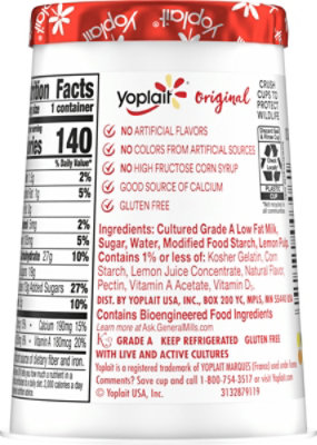 Yoplait Original Yogurt Low Fat Lemon Burst - 6 Oz - Image 6