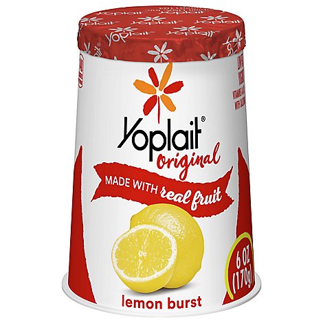 Yoplait Original Yogurt Low Fat Lemon Burst - 6 Oz