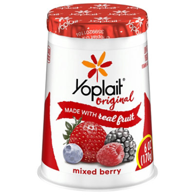 Yoplait Original Yogurt Low Fat Mixed Berry - 6 Oz - Image 3