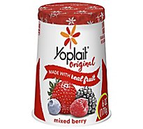 Yoplait Original Yogurt Low Fat Mixed Berry - 6 Oz