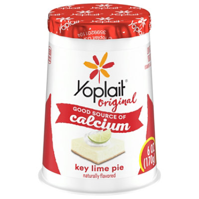 Yoplait Original Yogurt Low Fat Key Lime Pie 6 Oz Safeway