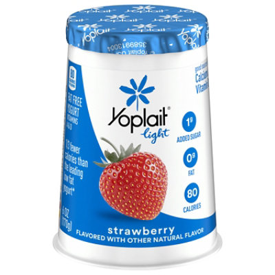 Mindre musikalsk Bane Yoplait Light Yogurt Fat Free Strawberry - 6 Oz - Vons