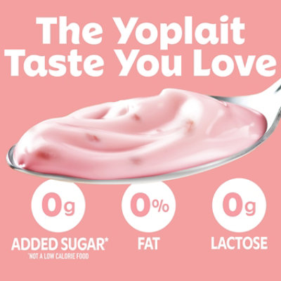 Yoplait Light Yogurt Fat Free Strawberry - 6 Oz - Image 2