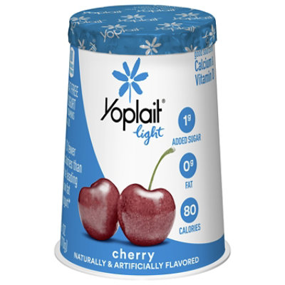 Yoplait Light Yogurt Fat Free Very Cherry - 6 Oz