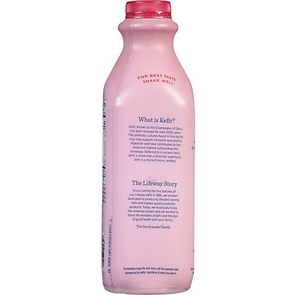 Lifeway Kefir Cultured Milk Smoothie Lowfat Raspberry - 32 Fl. Oz. - Image 6