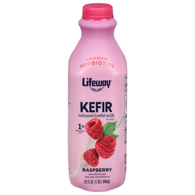 Lifeway Lowfat Raspberry Kefir - 32 Oz - Image 1