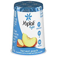 Yoplait Light Yogurt Fat Free Harvest Peach - 6 Oz - Image 1