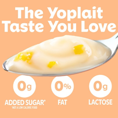 Yoplait Light Yogurt Fat Free Harvest Peach - 6 Oz - Image 2