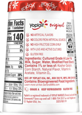 Yoplait Original Yogurt Low Fat French Vanilla - 6 Oz - Image 6