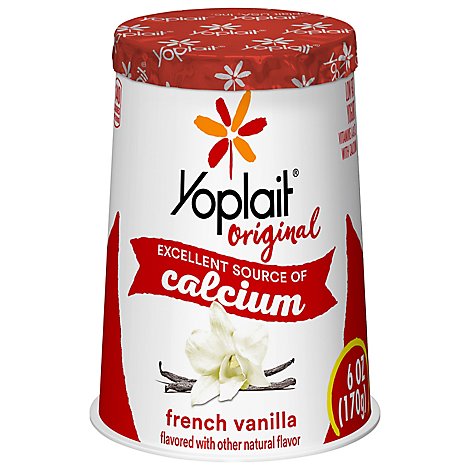 Yoplait Original Yogurt Low Fat French Vanilla - 6 Oz