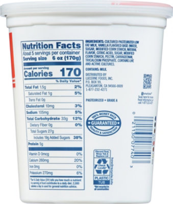 Lucerne Yogurt Lowfat Vanilla Flavored - 32 Oz - Image 6