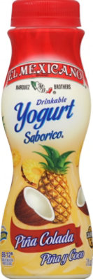 El Mexicano Drinkable Yogurt Pina Colada - 7 Fl. Oz. - Image 2