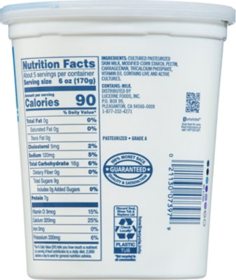 Lucerne Yogurt Fat Free Plain - 32 Oz - Image 6