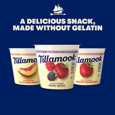 Tillamook Good & Creamy Oregon Strawberry Low-Fat Yogurt - 6 Oz - Image 3
