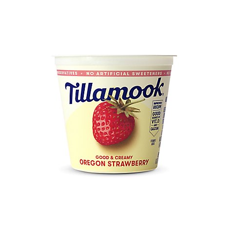 Tillamook Oregon Strawberry Low Fat Yogurt - 6 Oz