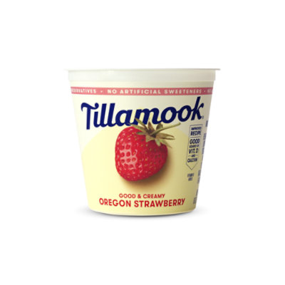 Tillamook Oregon Strawberry Low Fat Yogurt - 6 Oz