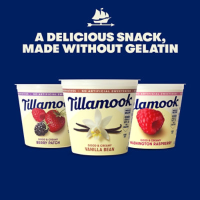 Tillamook Low Fat Washington Raspberries Good And Creamy Raspberry Yogurt - 6 Oz - Image 4