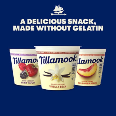 Tillamook Good & Creamy California Peach Low-Fat Yogurt - 6 Oz - Image 3