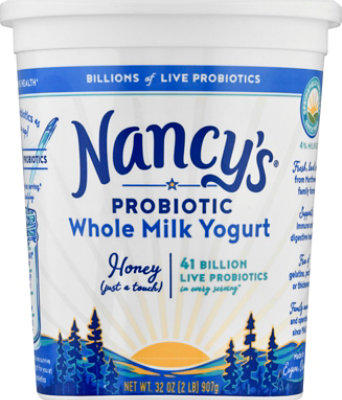 Nancys Yogurt Honey Plain - 32 Oz - Image 2