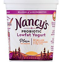 Nancys Yogurt Reduced Fat Plain - 32 Oz - Image 2