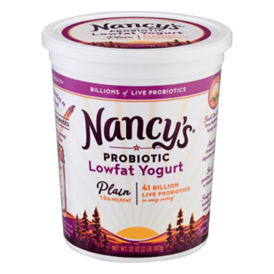 Nancys Yogurt Reduced Fat Plain - 32 Oz