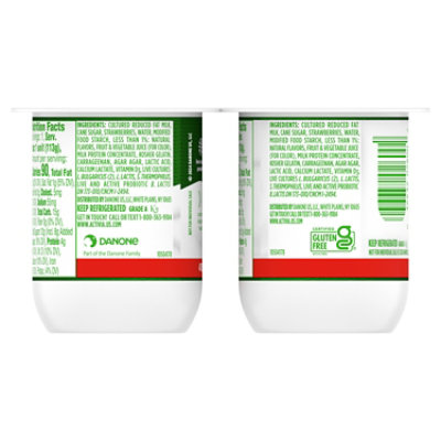 Activia Low Fat Probiotic Strawberry Yogurt - 4-4 Oz - Image 2