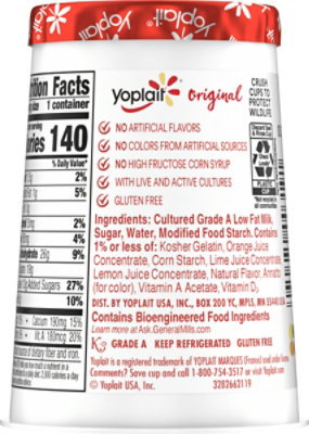 Yoplait Original Yogurt Low Fat Orange Creme - 6 Oz - Image 6