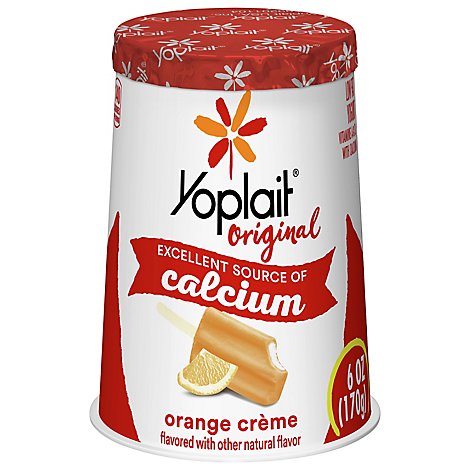 Yoplait Original Yogurt Low Fat Orange Creme - 6 Oz