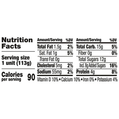 Activia Low Fat Probiotic Peach Yogurt - 4-4 Oz - Image 3