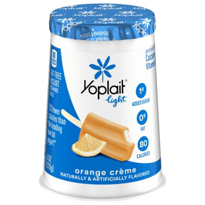 Yoplait Light Yogurt Fat Free Orange Creme - 6 Oz - Image 3