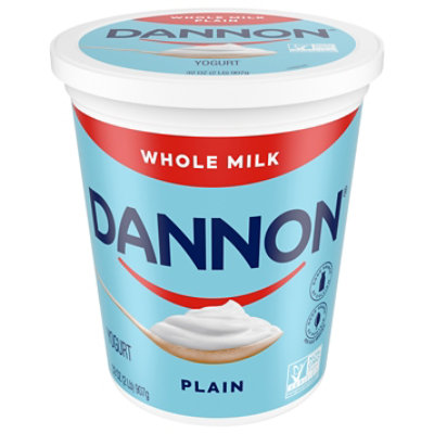 Dannon Whole Milk Plain Yogurt - 32 Oz - Image 3