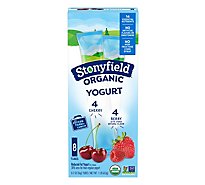 Stonyfield Organic Kids Lowfat Cherry & Berry Yogurt Tubes Variety Pack - 8-2 Oz