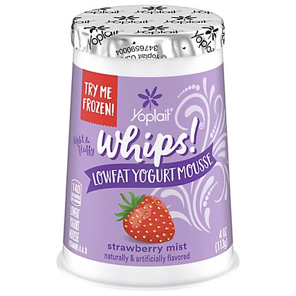 Yoplait Whips! Yogurt Mousse Low Fat Strawberry Mist - 4 Oz - Image 2