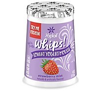 Yoplait Whips! Yogurt Mousse Low Fat Strawberry Mist - 4 Oz