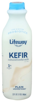 Lifeway Kefir Yogurt Plain Low Fat - 32 Fl. Oz. - Jewel-Osco