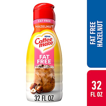 Coffee mate Hazelnut Fat Free Liquid Coffee Creamer - 32 Fl. Oz. - Image 1