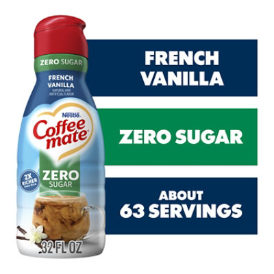 Coffee mate French Vanilla Zero Sugar Liquid Coffee Creamer - 32 Fl. Oz. - Image 1