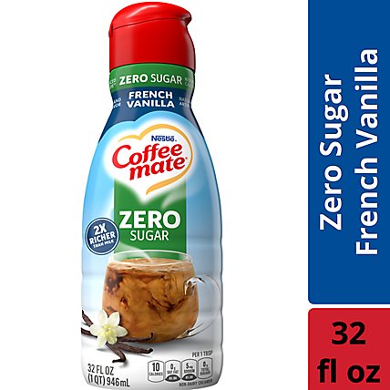 Coffee mate Zero Sugar French Vanilla Liquid Coffee Creamer - 32 Fl. Oz. - Image 1