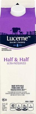 Lucerne Half & Half Ultra-Pasteurized - 32 Fl. Oz. - Image 2