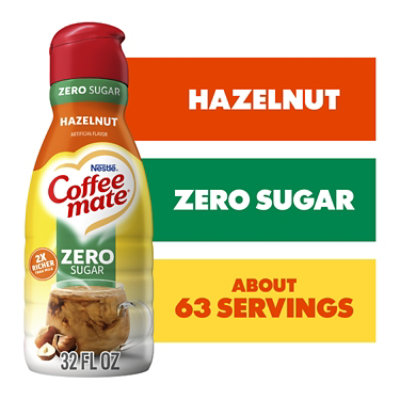 Coffee Mate Liquid Hazelnut Sugar Free Coffee Creamer - 32 Fl Oz - Image 1