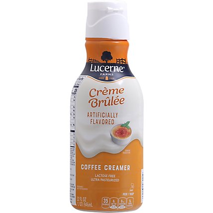 Lucerne Coffee Creamer Creme Brulee - 32 Fl. Oz. - Image 2