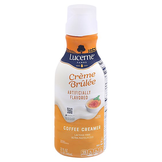 Lucerne Coffee Creamer Creme Brulee - 32 Fl. Oz.