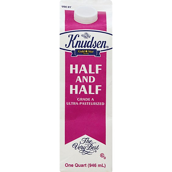 Knudsen DairyPure Half And Half - 1 Quart